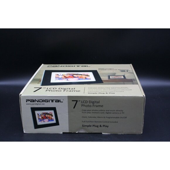 ✅ Pandigital 7" LCD Digital Photo Frame PAN7001W01 New ✅ - Picture 5 of 7